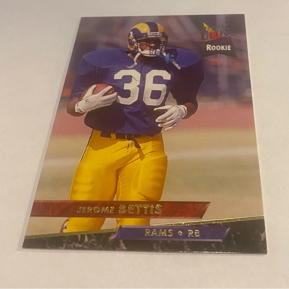 1993 Ultra Football Card jerome bettis